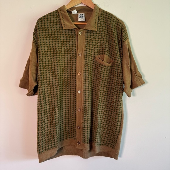 Kennington LTD vintage short sleeve button down polo shirt size XL - Picture 1 of 5
